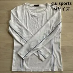 g.u sports ホワイト 長袖 Tシャツ Mサイズ
