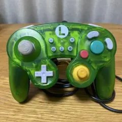 割れあり ルイージ クラシックコントローラー ゲームキューブ風コントローラー