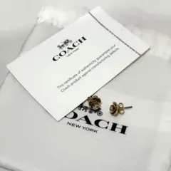 COACH ティーローズペタル ピアス ゴールド
