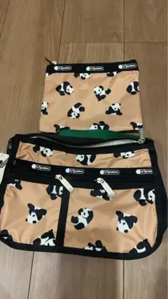 新品Lesportsacレスポートサック　ショルダーバッグ　　パンダ