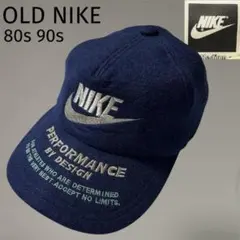 80s OLD NIKE オールド ナイキ キャップ ヴィンテージ 刺繍ロゴ