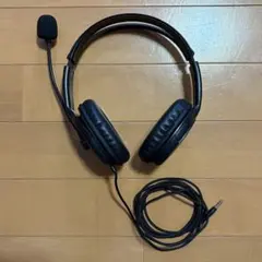 ヘッドセット 有線 エレコム HS-HP07STBK