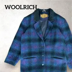 ウールリッチ　90s USA製　モヘアコート　チェック　ヴィンテージ　Y2K