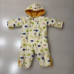 Moujonjon 80サイズ フリース　アウター　ジャンプスーツ