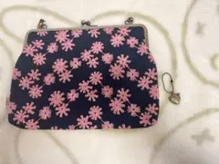 【美品】　AYANOKOJI がま口　ポーチ　花柄