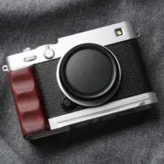 【新品】FUJIFILM X-E5 専用 L型クイックリリース 木製グリップ