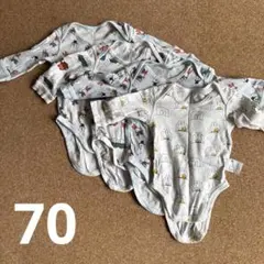 ミッフィー柄 ベビー肌着 4枚セット 70