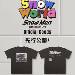SnowMan Tシャツ 1st stadium live Snow World - メルカリ