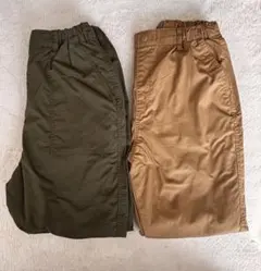 UNIQLO KIDS 暖パン 長ズボン 150cm 2色セット