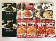 S&B キューピー パスタソース 【12食】いかすみ・明太・かにクリームのサムネイル