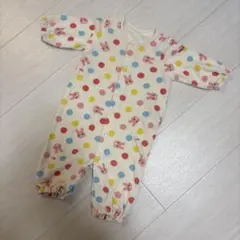 HOTBISCUITS MIKIHOUSE うさこちゃん柄ロンパース
