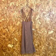 FREE'S MART ロングワンピース フレア キャミソール くすみピンク