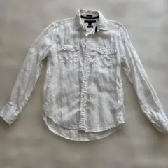Tommy Hilfiger ホワイト長袖シャツ