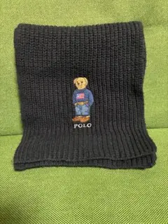 POLO ポロベア　マフラー　ブラック