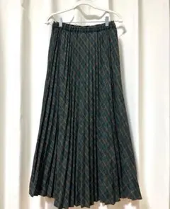 チェックプリーツスカート