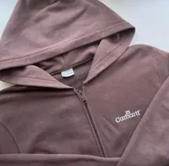 【CARHARTT】ブラウン ジップアップパーカー・L