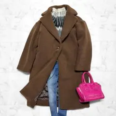 美品 プラステ テディベアコート ボアコート モコモコ ブラウン プードル