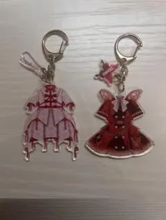 月足天音 アクキー バタフライ衣装 編み上げ衣装