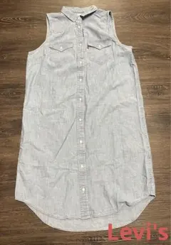 Levi's ノースリーブ　デニムワンピース