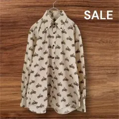 アバハウス ベージュ シャツ