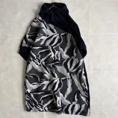 Gabardine K.T 異素材切替ワンピース ネイビー 17+ 大きいサイズ