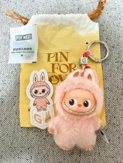 【Gg】POPMART PIN FOR LOVE ぬいぐるみ ラブブ イニシャル