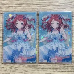 学園アイドルマスター 缶バッジ 花海咲季 ラメ缶バッジ アクリルカード