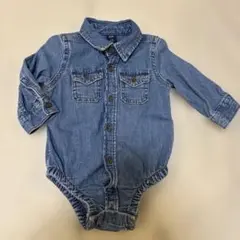 babyGAP デニムロンパース 6-12months