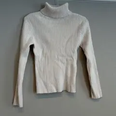 グレイル　GRL ホワイト タートルネック セーター