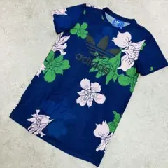 アディダス　花柄　メッシュ　Tシャツ　ワンピース　OT　XL