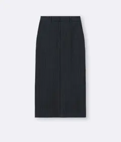 新品タグ付　 gu ナローロングスカートz XL ネイビー