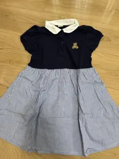 プティマイン110cm フォーマルにも普段着にも　シャツワンピ　ワンピース