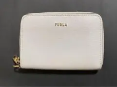 FURLA フルラ コインケース 小銭入れ 財布 ホワイト ゴールド