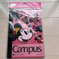東京ディズニーリゾート ミニーマウス キャンパスノート