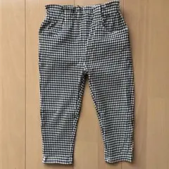 プティマイン　ギンガムチェックパンツ　美品