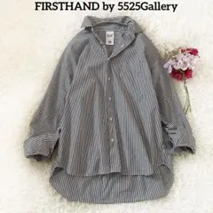 5525Gallery オーバーサイズ 長袖シャツ ストライプ ロングスリーブ