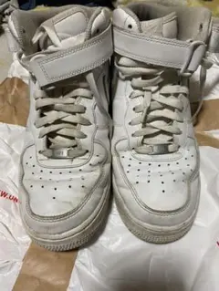 ナイキ エアフォース1 ミッド ホワイト 07