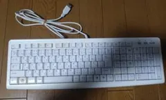 ELECOM　エレコム　USBキーボード　TK-FCM007WH