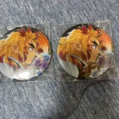 鬼滅の刃　煉獄杏寿郎 缶バッジ 2個セット