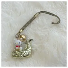 ご当地キティ 根付け 名古屋限定 金のシャチホコ ストラップ 2001