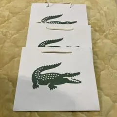 LACOSTE ラコステ ショップ袋 3枚セット