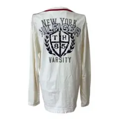 TOMMY HILFIGER 長袖Tシャツ ロンT バックプリント ホワイト　M
