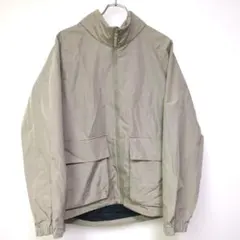 GU メンズナイロンジャケット　スタンドカラー　ビッグパッチポケット　XL