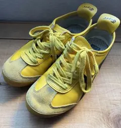 Onitsuka Tiger イエロー ブラック スニーカー 24cm