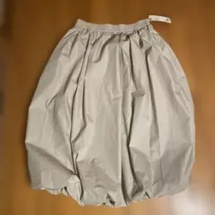 【未使用品】GUベージュ バルーンスカート XL