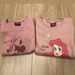 ミニーマウス・アリエル トレーナー2点セット