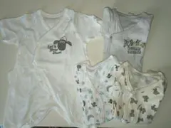 コンビ肌着60サイズ4点 　短肌着4点　まとめ売り