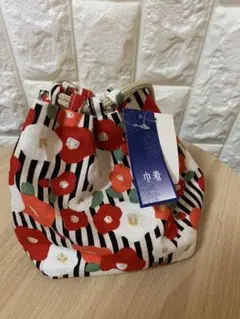 浴衣巾着　浴衣　着物　和風巾着　花柄　お祭り　新品タグ付き