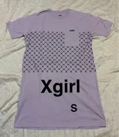 Xgirl ラベンダー 半袖Tシャツワンピース S