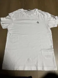 あ*ン様 Calvin Klein Jeans ホワイト Tシャツ　Sサイズ　メ
